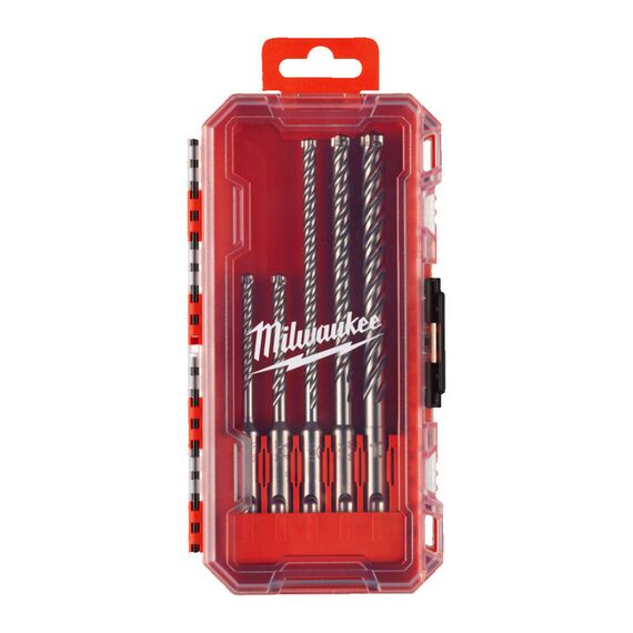 Набор буров Milwaukee SDS+ MX4 Set 2-5pc - 4932498298, Модель: SDS+ MX4 Set 2-5pc, внеший вид, изображение 2