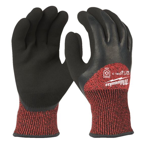 Перчатки рабочие утепленные Milwaukee WINTER CUT C GLOVES 7／S - 4932479707, внеший вид
