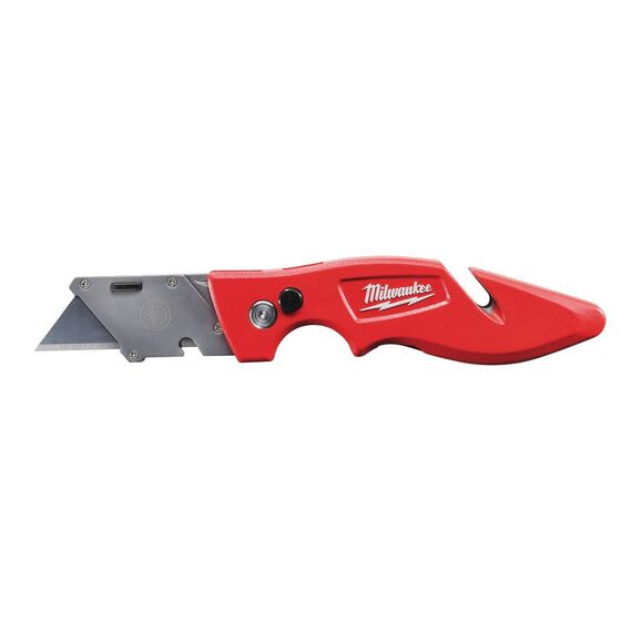 Многофункциональный складной нож со сменными лезвиями Milwaukee FASTBACK™ FLIP UTILITY KNIFE с отсеком для хранения лезвий - 48221901, внеший вид