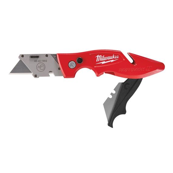 Многофункциональный складной нож со сменными лезвиями Milwaukee FASTBACK™ FLIP UTILITY KNIFE с отсеком для хранения лезвий - 48221902, внеший вид