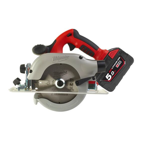Аккумуляторная циркулярная пила по дереву и пластику Milwaukee HD28 CS-502C - 4933448538, Модель: HD28 CS-502C, внеший вид