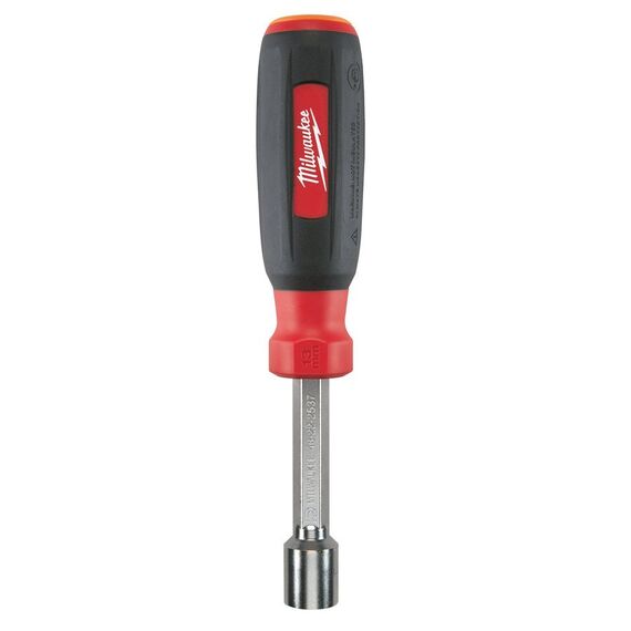 Магнитная торцевая отвертка для болтов и гаек Milwaukee HOLLOWCORE™ MAGNETIC SCREWDRIVER HEX 13 MM - 48222537, Модель: HOLLOWCORE™ MAGNETIC SCREWDRIVER HEX 13 MM, внеший вид