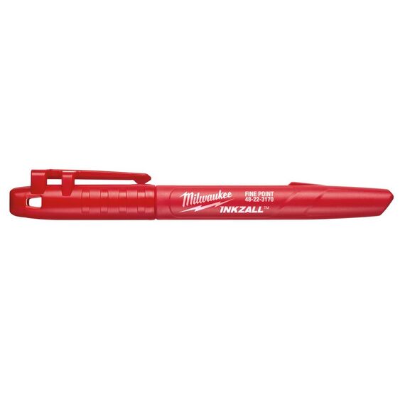 Маркер Milwaukee INKZALL™ MARKER RED 1 шт - 48223170, Модель: INKZALL™ MARKER RED, внеший вид