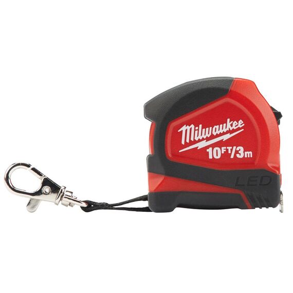 Рулетка со светодиодной подсветкой Milwaukee LED 3m-10ft - 48226601, внеший вид