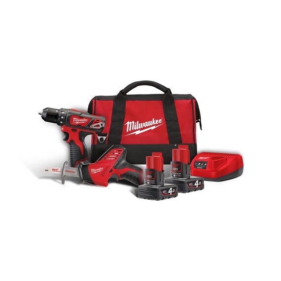 Набор инструмента Milwaukee M12 BPP2B-402B - 4933441230, внеший вид