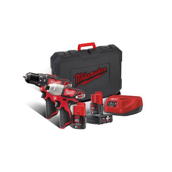 Набор инструмента Milwaukee M12 BPP2B-421C - 4933443497, внеший вид