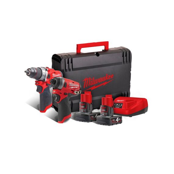 Набор инструмента Milwaukee M12 FUEL FPP2A-402X - 4933459808, внеший вид