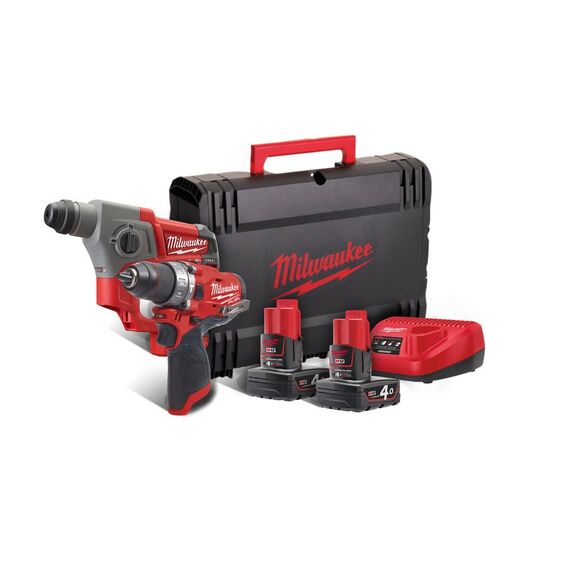 Набор инструмента Milwaukee M12 FUEL FPP2B-402X - 4933459812, внеший вид