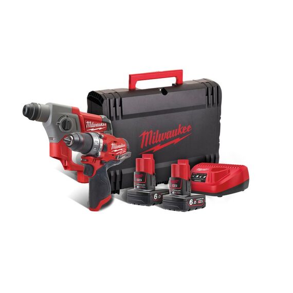 Набор инструмента Milwaukee M12 FUEL FPP2B-602X - 4933459813, внеший вид