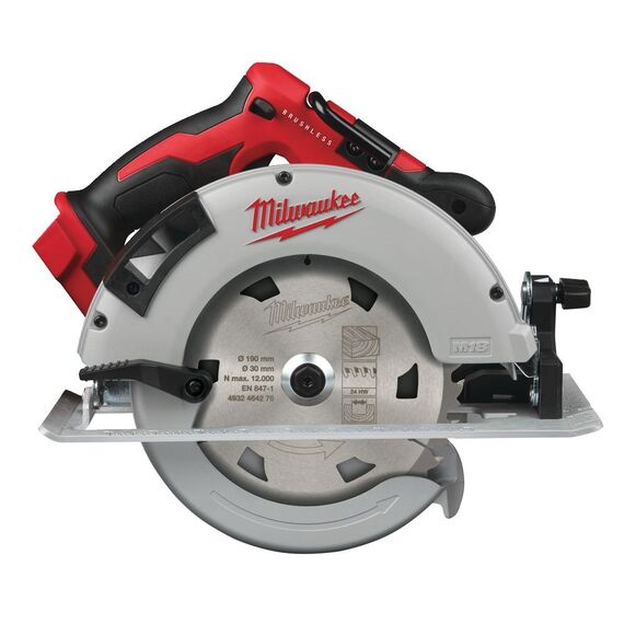 Аккумуляторная циркулярная пила по дереву и пластику Milwaukee M18 BLCS66-0 - 4933464588, Модель: M18 BLCS66-0, внеший вид