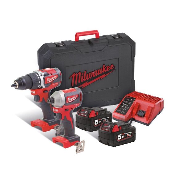 Набор инструмента Milwaukee M18 CBLPP2B-502C - 4933464718, внеший вид