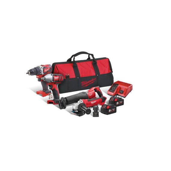 Набор инструмента Milwaukee M18 CBLPP4B-502B - 4933464814, внеший вид