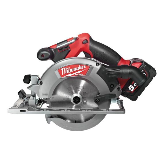 Аккумуляторная циркулярная пила по дереву и пластику Milwaukee M18 CCS55-502X - 4933451377, внеший вид