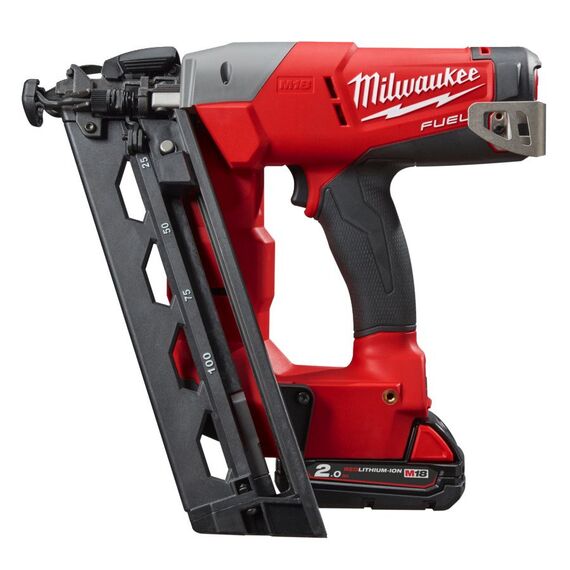 Аккумуляторный гвоздезабиватель Milwaukee M18 CN16GA-202X - 4933451570, Модель: M18 CN16GA-202X, внеший вид