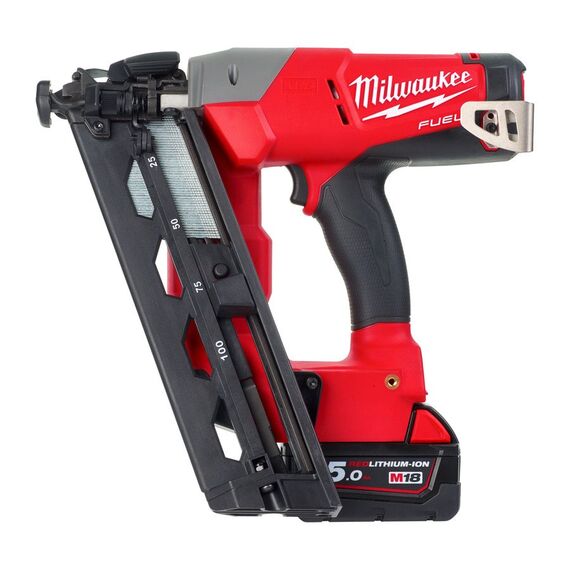 Аккумуляторный гвоздезабиватель Milwaukee M18 CN16GA-502X - 4933451888, Модель: M18 CN16GA-502X, внеший вид