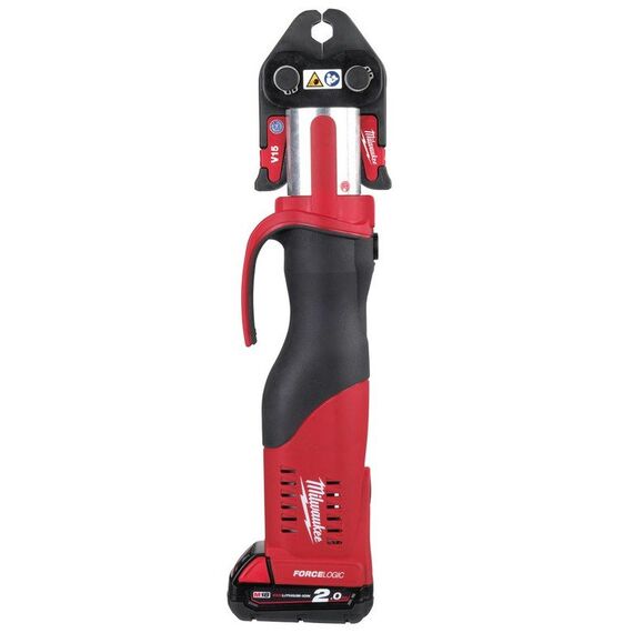 Аккумуляторный гидравлический инструмент для обжима труб Milwaukee M18 FORCE LOGIC™ HPT-202C U-KIT - 4933443140, внеший вид