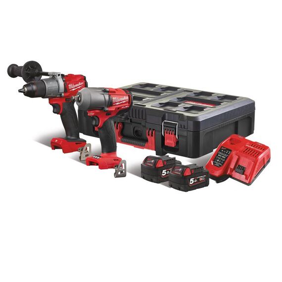 Набор инструмента Milwaukee M18 FPP2E2-502P - 4933471147, внеший вид