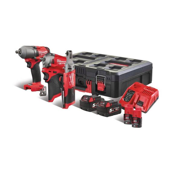 Набор инструмента Milwaukee M18 FPP3E2-524P - 4933471203, внеший вид