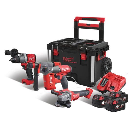 Набор инструмента Milwaukee M18 FPP4A-503P - 4933471148, внеший вид