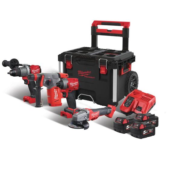 Набор инструмента Milwaukee M18 FPP4B-503P - 4933471149, внеший вид