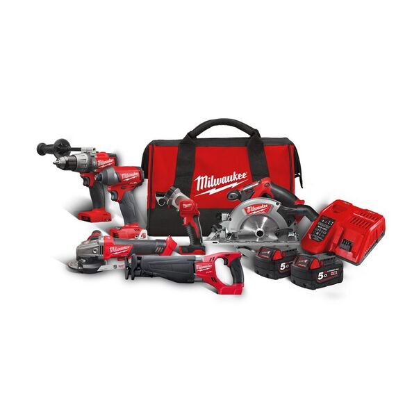 Набор инструмента Milwaukee M18 FUEL FPP6A-502B - 4933451243, внеший вид