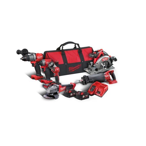 Набор инструмента Milwaukee M18 FUEL FPP6C2-502B - 4933464592, внеший вид