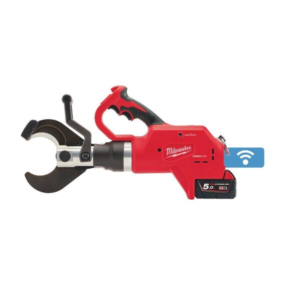 Аккумуляторный гидравлический кабелерез для подземных кабелей Milwaukee M18 ONE-KEY™ FORCE LOGIC™ HCC75-502C - 4933459269, Модель: M18 HCC75-502C, внеший вид