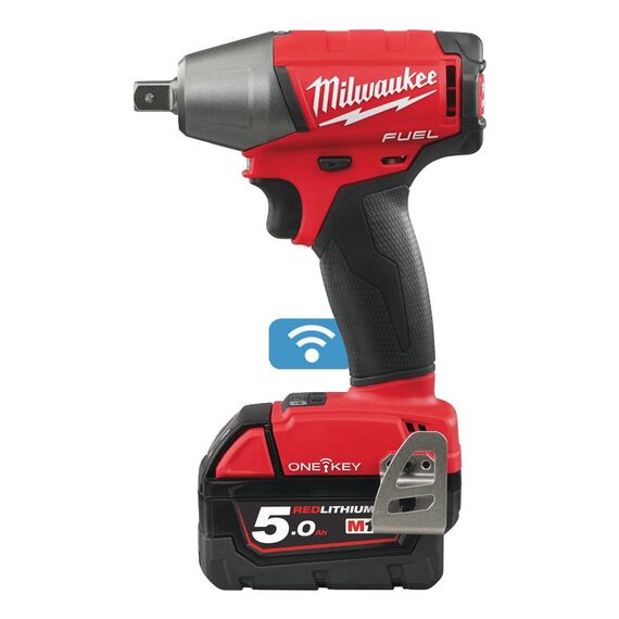 Аккумуляторный импульсный гайковерт Milwaukee M18 ONEIWP12-502X - 4933451372, внеший вид