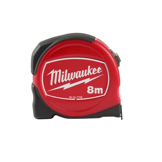 Рулетка Milwaukee SLIMLINE 8m - 48227708, Модель: SLIMLINE 8m, внеший вид