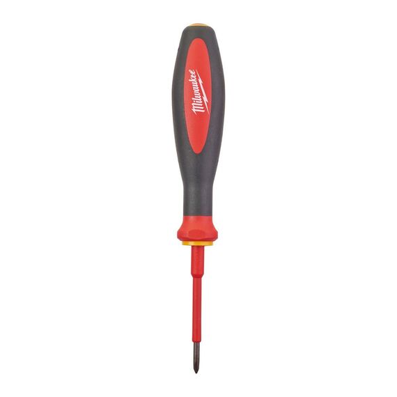 Изолированная отвертка Milwaukee VDE PH0 X 60 MM - 4932464042, Модель: VDE PH0 X 60 MM, Длина (мм): 60, внеший вид