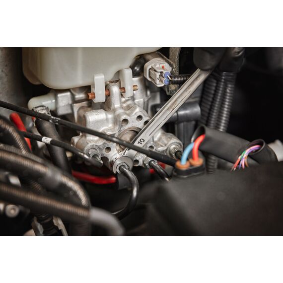 Гаечный ключ Milwaukee 10 X 11 MM FLARE NUT SPANNER - 4932480627, Модель: 10 X 11 MM FLARE NUT SPANNER, Длина (мм): 166,2, внеший вид, изображение 6