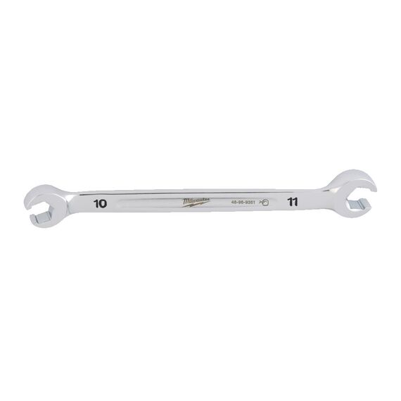 Гаечный ключ Milwaukee 10 X 11 MM FLARE NUT SPANNER - 4932480627, Модель: 10 X 11 MM FLARE NUT SPANNER, Длина (мм): 166,2, внеший вид