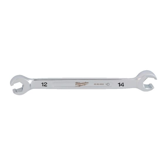 Гаечный ключ Milwaukee 12 X 14 MM FLARE NUT SPANNER - 4932480629, Модель: 12 X 14 MM FLARE NUT SPANNER, Длина (мм): 179,3, внеший вид