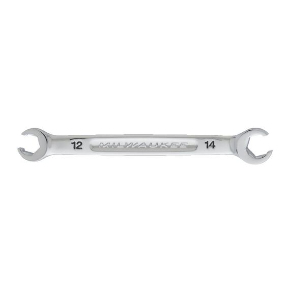 Гаечный ключ Milwaukee 12 X 14 MM FLARE NUT SPANNER - 4932480629, Модель: 12 X 14 MM FLARE NUT SPANNER, Длина (мм): 179,3, внеший вид, изображение 2