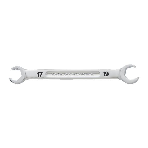 Гаечный ключ Milwaukee 17 X 19 MM FLARE NUT SPANNER - 4932480631, Модель: 17 X 19 MM FLARE NUT SPANNER, Длина (мм): 206,4, внеший вид, изображение 2