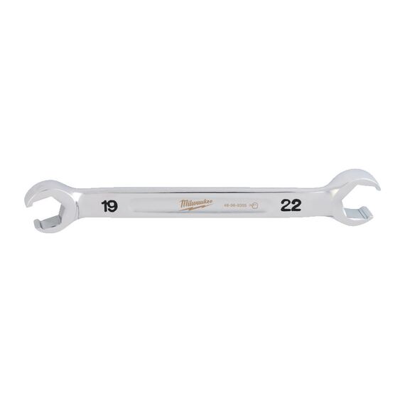 Гаечный ключ Milwaukee 19 X 22 MM FLARE NUT SPANNER - 4932480632, Модель: 19 X 22 MM FLARE NUT SPANNER, Длина (мм): 219, внеший вид