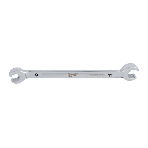 Гаечный ключ Milwaukee 9 X 11 MM FLARE NUT SPANNER - 4932480575, Модель: 9 X 11 MM FLARE NUT SPANNER, Длина (мм): 152,9, внеший вид
