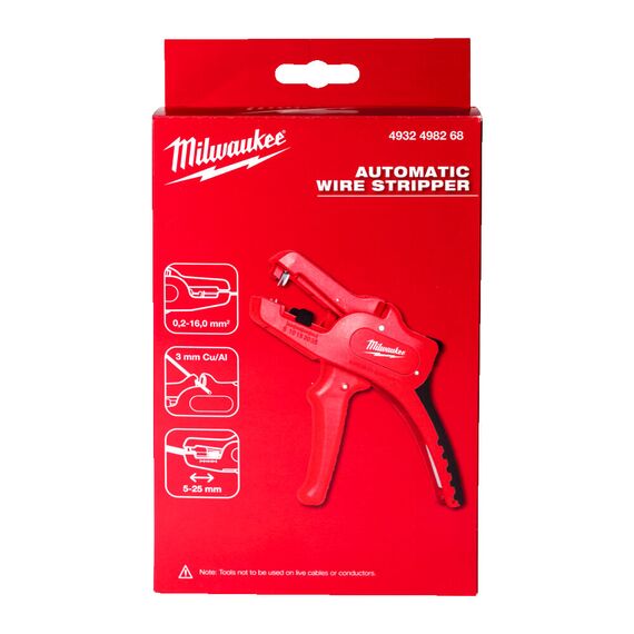 Стриппер Milwaukee AUTOMATIC WIRE STRIPPER - 4932498268, Модель: AUTOMATIC WIRE STRIPPER, фото, изображение 5 Стриппер Milwaukee AUTOMATIC WIRE STRIPPER - 4932498268, Модель: AUTOMATIC WIRE STRIPPER, внеший вид, изображение 5