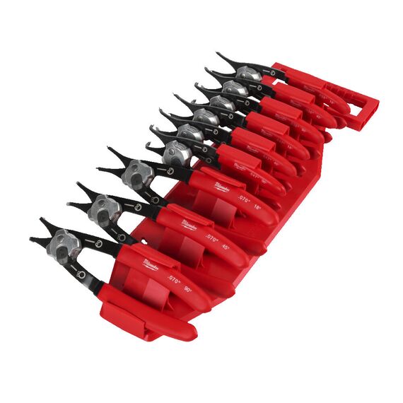 Съемник стопорных колец Milwaukee CIRCLIP PLIERS SET 9 PC - 4932492496, внеший вид, изображение 2