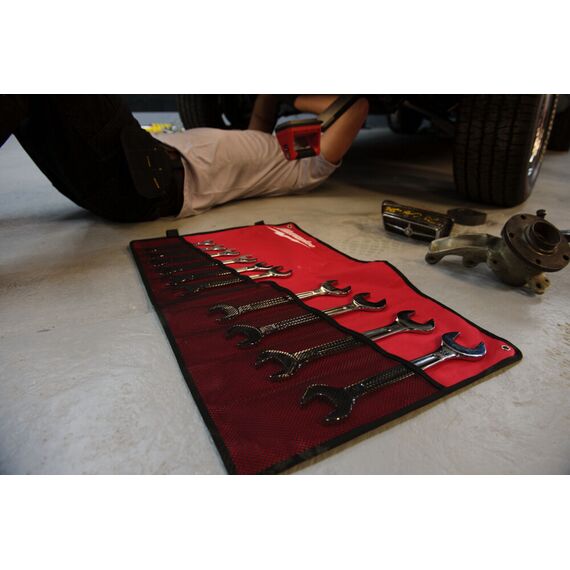 Набор рожковых ключей Milwaukee DOUBLE OPEN END SPANNER 12 PC SET - 4932492714, Модель: DOUBLE OPEN END SPANNER 12 PC SET, внеший вид, изображение 4