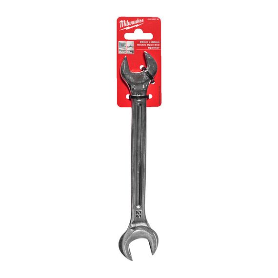 Рожковый ключ Milwaukee DOUBLE OPEN END SPANNER 20 X 22 MM - 4932492728, Модель: DOUBLE OPEN END SPANNER 20 X 22 MM, Длина (мм): 234, внеший вид, изображение 2