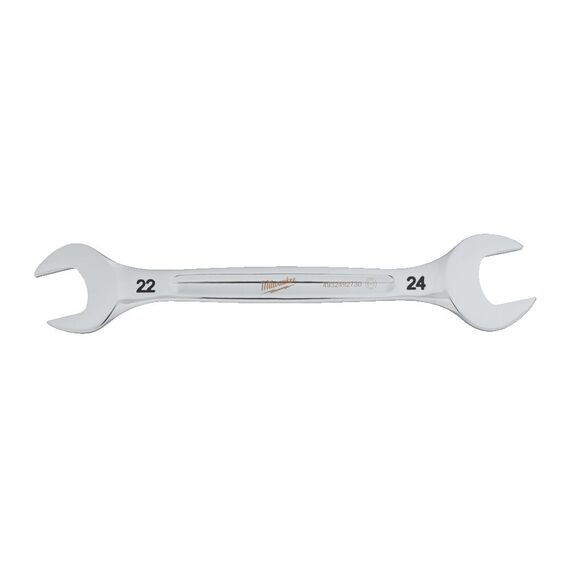 Рожковый ключ Milwaukee DOUBLE OPEN END SPANNER 22 X 24 MM - 4932492730, Модель: DOUBLE OPEN END SPANNER 22 X 24 MM, Длина (мм): 248, внеший вид
