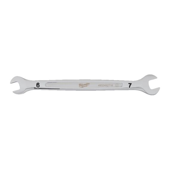 Рожковый ключ Milwaukee DOUBLE OPEN END SPANNER 6 X 7 MM - 4932492716, Модель: DOUBLE OPEN END SPANNER 6 X 7 MM, Длина (мм): 122, внеший вид