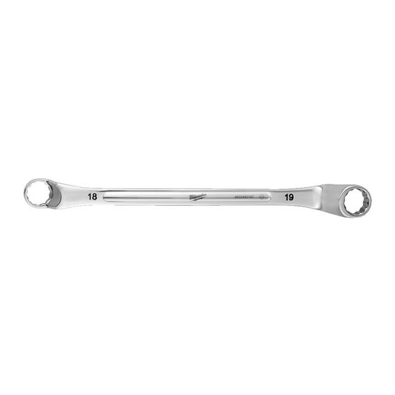 Накидной ключ Milwaukee DOUBLE RING OFFSET SPANNER 18 X 19 MM - 4932492747, Модель: DOUBLE RING OFFSET SPANNER 18 X 19 MM, Длина (мм): 290, внеший вид