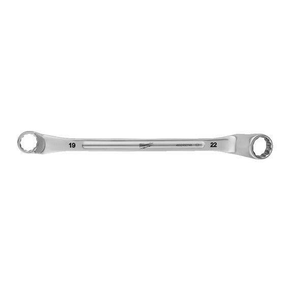 Накидной ключ Milwaukee DOUBLE RING OFFSET SPANNER 19 X 22 MM - 4932492748, Модель: DOUBLE RING OFFSET SPANNER 19 X 22 MM, Длина (мм): 307, внеший вид