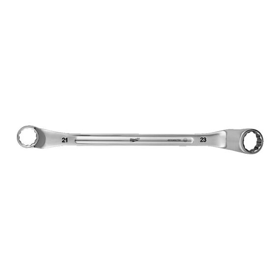 Накидной ключ Milwaukee DOUBLE RING OFFSET SPANNER 21 X 23 MM - 4932492750, Модель: DOUBLE RING OFFSET SPANNER 21 X 23 MM, Длина (мм): 320,5, внеший вид