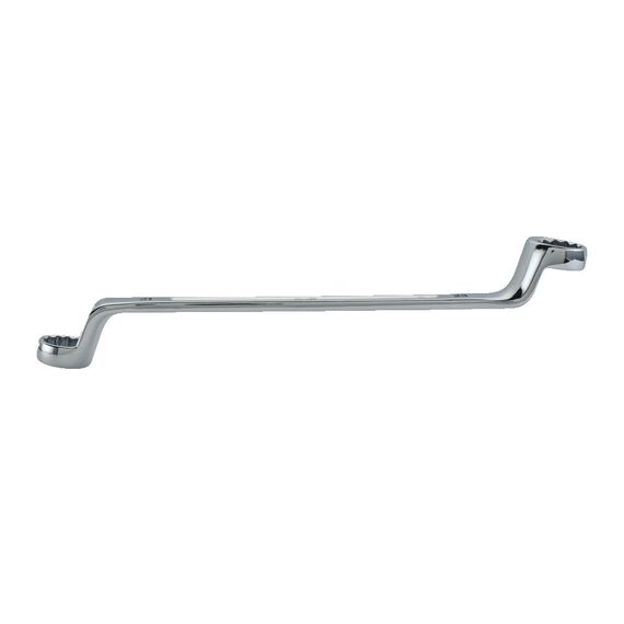 Накидной ключ Milwaukee DOUBLE RING OFFSET SPANNER 21 X 23 MM - 4932492750, Модель: DOUBLE RING OFFSET SPANNER 21 X 23 MM, Длина (мм): 320,5, внеший вид, изображение 2