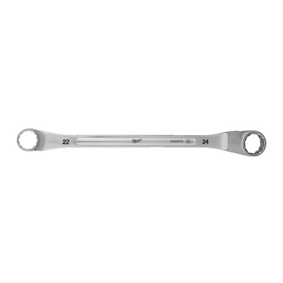 Накидной ключ Milwaukee DOUBLE RING OFFSET SPANNER 22 X 24 MM - 4932492751, Модель: DOUBLE RING OFFSET SPANNER 22 X 24 MM, Длина (мм): 320,5, внеший вид