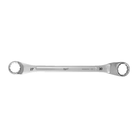 Накидной ключ Milwaukee DOUBLE RING OFFSET SPANNER 27 X 30 MM - 4932492754, Модель: DOUBLE RING OFFSET SPANNER 27 X 30 MM, Длина (мм): 350, внеший вид