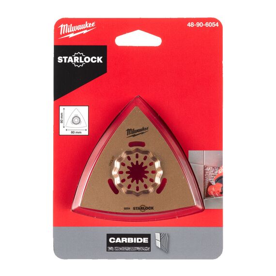 Полотно для мультитула Milwaukee GRINDING RASP CARBIDE GRIT - 48906054, Ширина лезвия (мм): 80, Модель: GRINDING RASP CARBIDE GRIT, Длина (мм): 80, внеший вид, изображение 3